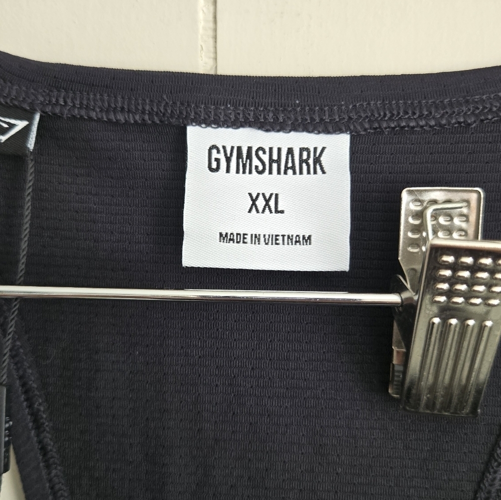 NWT Gymshark Black Tank Top-Size XXL - Picture 2 of 6